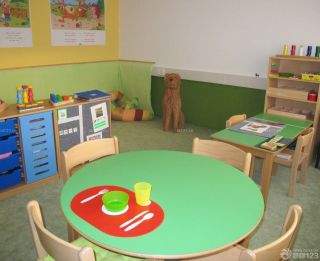 现代简约幼儿园教室室内装修效果图片