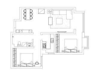 两室房子户型设计图