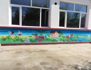 上海大型幼儿园手绘墙装修效果图集