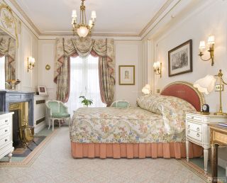 欧式古典风格家装女孩子卧室装修效果图