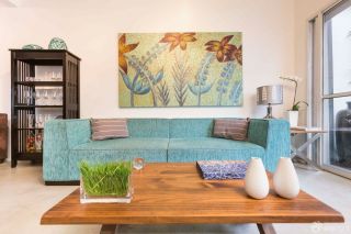 私人别墅客厅沙发颜色搭配图片