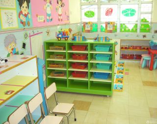小型幼儿园室内地板砖装修效果图