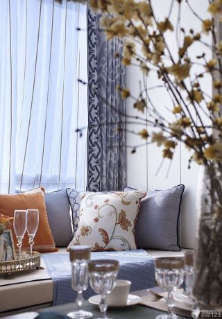 地中海风格客厅沙发装饰图片