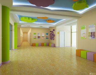 最新高档幼儿园室内大理石地板砖装修图 