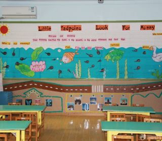 幼儿园室装修效果图 墙面设计装修效果图片