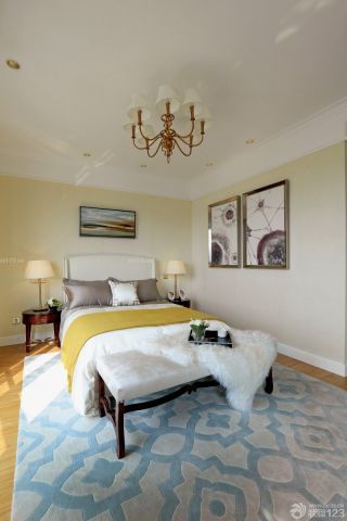 法式风格小清新卧室装修效果图片