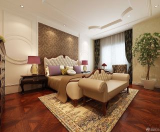 欧式新古典风格楼房卧室装修图片