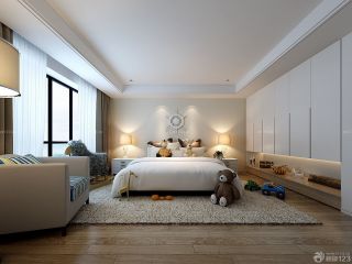 欧式风格楼房儿童卧室装修效果图片