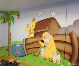 幼儿园室内手绘墙设计案例