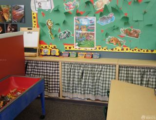 美式幼儿园室内装饰案例效果图片