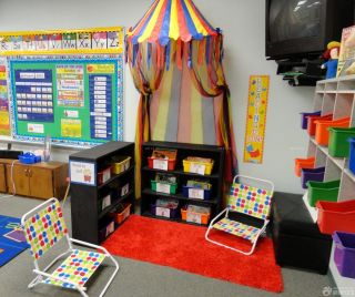 小型幼儿园室内装饰布置效果图片大全