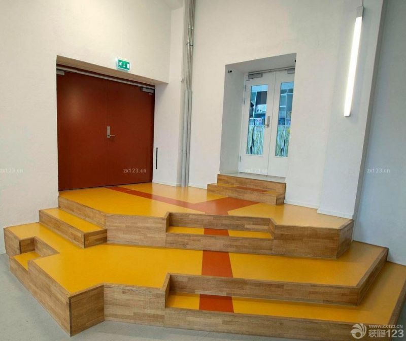 国外幼儿园室内楼梯设计效果图集