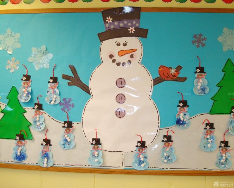 幼儿园室内墙面装饰案例效果图