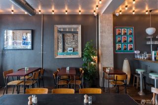 地中海酒吧风格装修灰色墙面效果图片