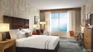 欧式主卧室装修效果图大全2023图片 卧室壁纸装修效果图