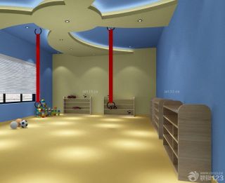 现代幼儿园室内天花板装修设计图片欣赏