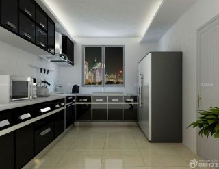 现代家装风格厨房灶台设计效果图片