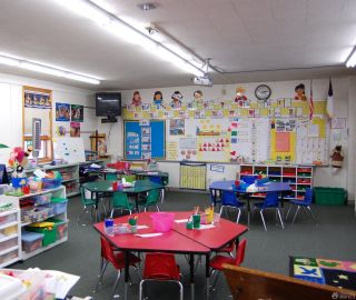 幼儿园教室背景墙布置设计效果图片