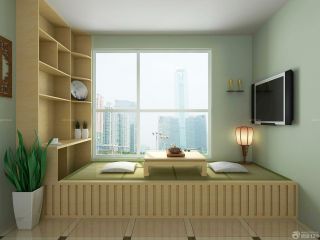 韩式小户型家居榻榻米卧室装修图片