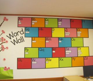 美式幼儿园室内墙面布置效果图片