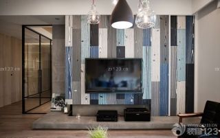 北欧风格最新电视墙装修设计效果图
