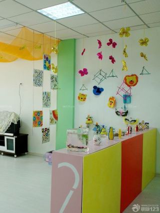特色幼儿园简单室内装修效果图图片