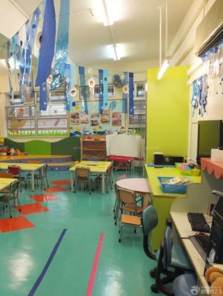 特色幼儿园教室室内装修效果图图片