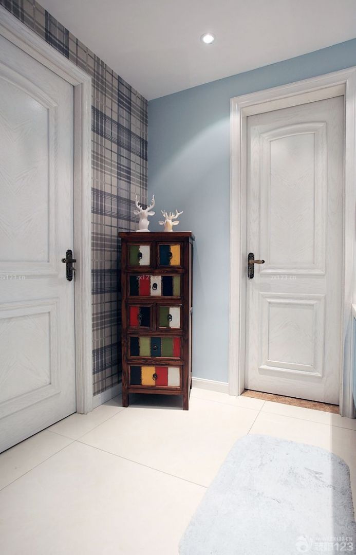 地中海装饰风格白色地砖装修设计效果图片