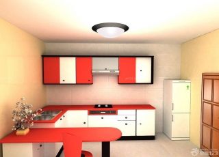 小厨房橱柜效果图 现代家装效果图