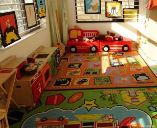 郑州幼儿园室内地垫装修效果图片