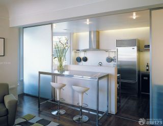 现代风格小面积厨房装修设计效果图