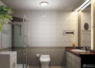 最新厕所吊顶设计装修效果图片