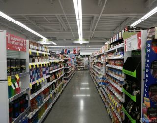 美式小超市过道装修效果图片