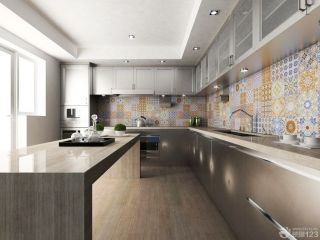 韩式厨房墙面装饰装修效果图片