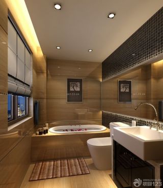 卫生间浴缸装修设计效果图
