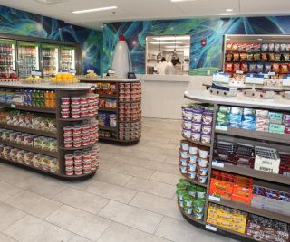 小型超市室内地砖装修效果图 