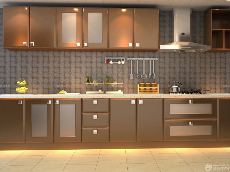 韩式厨房橱柜设计装修效果图片
