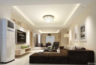 现代客厅转角沙发装修设计效果图片