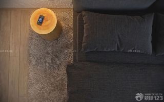 简单卧室地毯装修效果图片