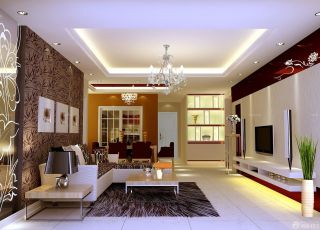 新古典欧式风格家居客厅装修设计效果图