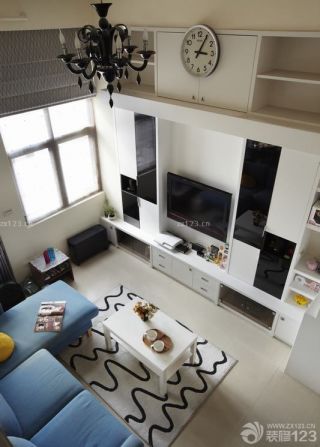 创意小户型室内客厅电视墙设计