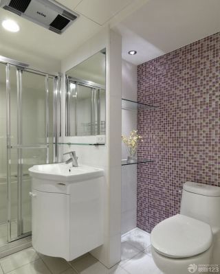 家装卫生间设计马赛克颜色效果图
