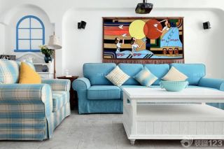 100平米房子地中海风格装饰装修设计效果图片