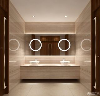酒店厕所洗手间设计装修效果图