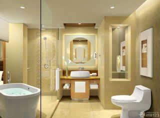 新古典欧式风格酒店厕所装修效果图