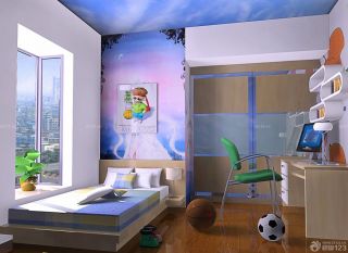 现代70平米房子儿童卧室装修效果图