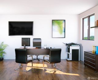小型办公室简单室内装修效果图片欣赏