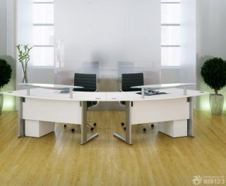 办公室浅色木地板装修效果图欣赏