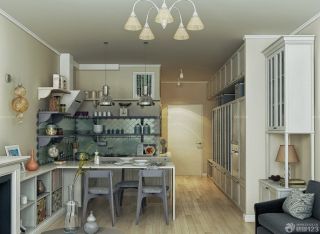 30平米小户型家装厨房橱柜效果图