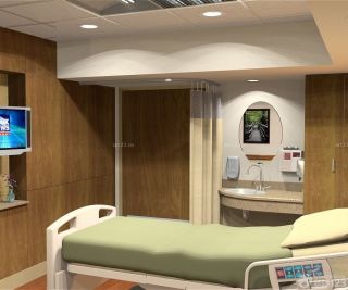 医院室内病房装修效果图片